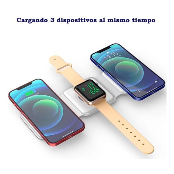 Cargador magnético inalámbrico 3 en 1 para iphone