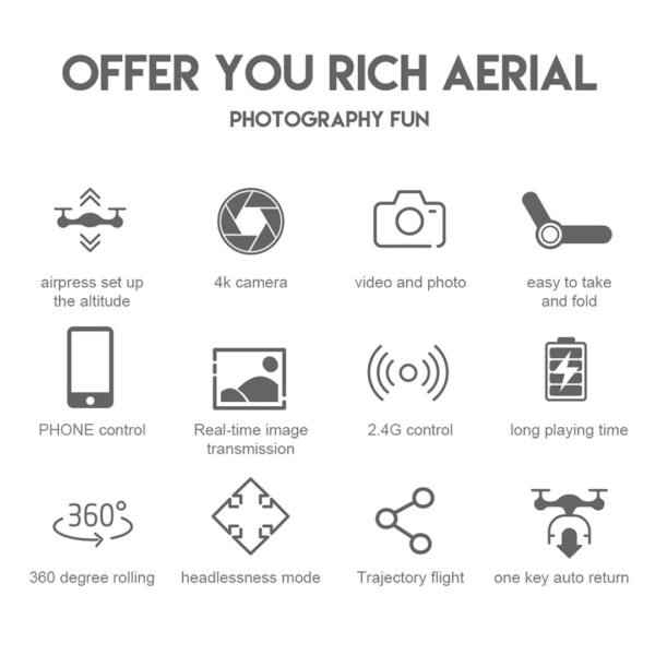 Drone con Cámara 4K E88-Pro