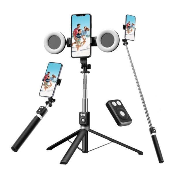 Soporte multifuncional para selfi
