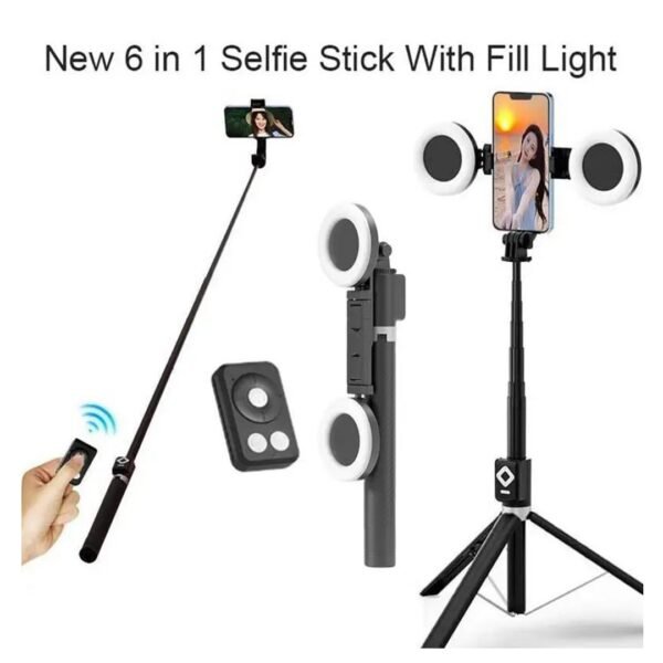 Soporte multifuncional para selfi